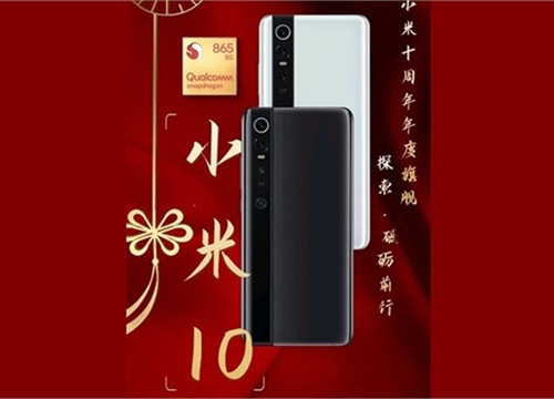 Thiết kế và ngày ra mắt Xiaomi Mi 10 được tiết lộ trong poster quảng cáo