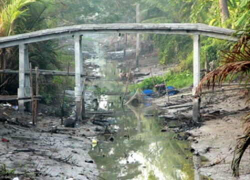 ĐBSCL: Tết không quên lo hạn, mặn