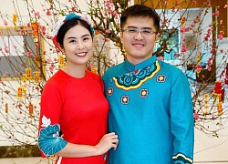 Hoa hậu Ngọc Hân rạng rỡ bên bạn trai