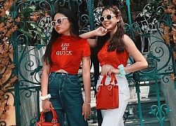 Phương Mỹ Chi mặc crop top hở eo đi chơi Tết