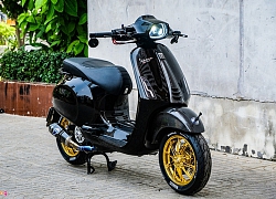 Vespa Sprint độ 100 triệu với bộ mâm cực hiếm của biker TP.HCM