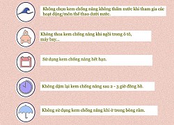 5 lỗi phổ biến khi sử dụng kem chống nắng