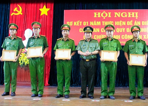 An Giang sơ kết 1 năm thực hiện Đề án điều động công an chính quy đảm nhiệm chức danh công an xã