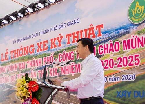 Bắc Giang: Thông xe kỹ thuật tuyến đường vành đai thành phố