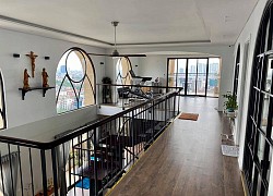 Choáng ngợp penthouse 400m2 ở Hà Nội, có thể đạp xe vòng quanh nhà