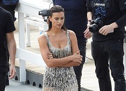 Irina Shayk nóng bỏng trong buổi chụp hình quảng cáo trên thuyền