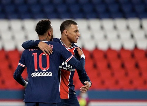 Neymar và Mbappe thăng hoa, PSG giành chiến thắng 6-1