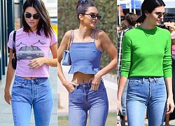 Tuyệt kỹ mặc đỉnh như Kendall Jenner hóa ra chỉ vỏn vẹn trong 6 từ: Mua thật nhiều quần jeans xanh!