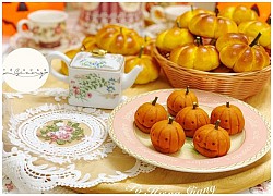 Bánh bí ngô ngộ nghĩnh cho Halloween