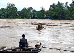 Bất chấp nguy hiểm, người Hà Tĩnh liều mình vớt củi trên sông Ngàn Phố