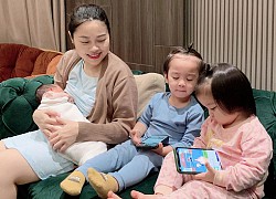 Hằng Túi đăng bức ảnh gia đình đông đủ 7 thành viên, dân mạng khẳng định không ai có thể soán ngôi "đẻ khéo" của hot mom