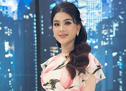 Lâm Khánh Chi đỏ mặt xấu hổ vì lỡ nói tên thật trên sóng truyền hình
