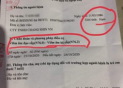Nam công nhân được chẩn đoán viêm âm đạo