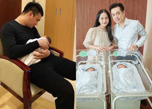 Khắc Việt đồng cảm chuyện chăm con sinh đôi với Sara Lưu