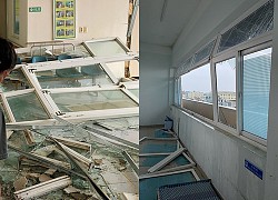 Nhiều bệnh viện vỡ kính, tốc mái do cuồng phong