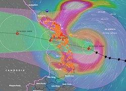 Siêu bão Molave áp sát đất liền: Gió mạnh chưa từng thấy
