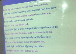 Bài tập Tiếng Việt khiến sinh viên nước ngoài tá hỏa