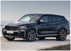 Ảnh phác thảo thiết kế BMW X8 2021