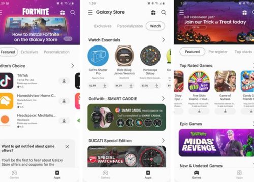 Tận dụng lúc Fortnite bị Google-Apple cấm cửa, Samsung tăng cường quảng bá Galaxy Store