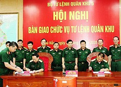 Trung tướng Thái Đại Ngọc tiếp nhận chức vụ Tư lệnh Quân khu 5