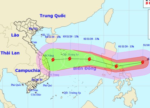 Yêu cầu các tỉnh theo dõi chặt bão Goni