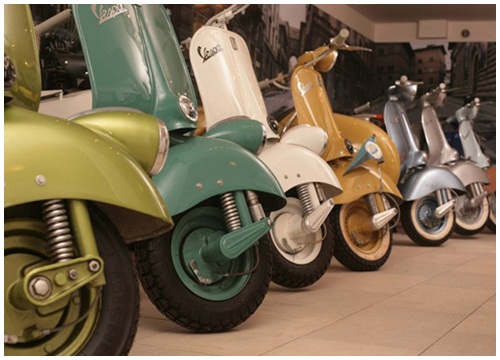 Chiêm ngưỡng dàn Vespa độc nhất vô nhị