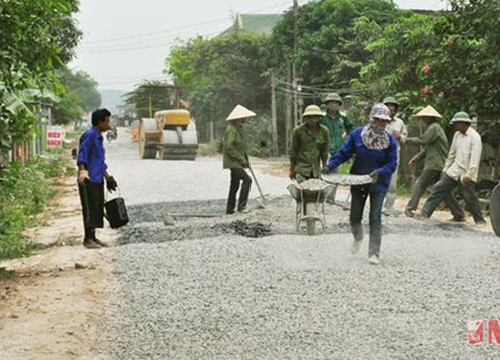 Nghệ An: Nhân dân đóng góp hơn 9.200 tỷ đồng xây dựng nông thôn mới