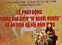 Thành phố Hà Nội phát động Tháng cao điểm "Vì người nghèo" năm 2020