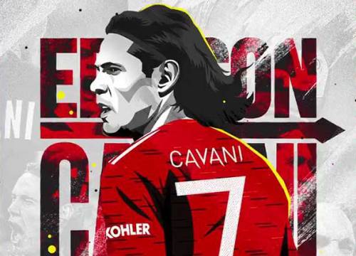 Cavani chính thức nhận áo số 7, sẵn sàng giúp MU gieo sầu PSG và Chelsea