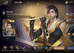 Garena thông tin chính thức vụ Murad Chí Tôn hiển thị giá 399 Quân Huy: Không có thiệt hại nào cho người chơi