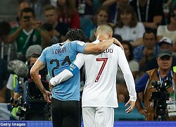 Giống Ronaldo, Cavani sở hữu hình thể như vị thần