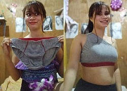 Hội chị em đua nhau "đu trend" hô biến quần lót nam thành áo croptop lệch vai sexy chỉ trong 1 phút, xem đến "trùm cuối" ai cũng cười té ngửa