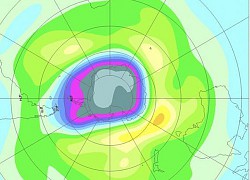 Lỗ thủng tầng ozone lớn nhất ở Nam Cực