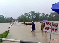 Lũ trên các sông đang lên, Chủ tịch UBND tỉnh Hà Tĩnh chỉ đạo ứng phó