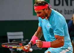 Nadal vào bán kết Roland Garros: Chạy nước rút cứu bóng, suýt tai nạn nguy hiểm