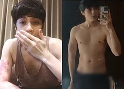 Noo Phước Thịnh khoe body rắn rỏi, netizen nghi ngờ chiếc quần lộ điểm nhạy cảm "ngượng chín mặt"