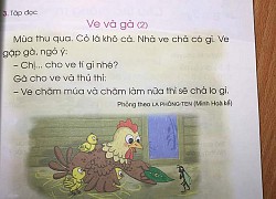 Xôn xao "sạn" sách tiếng Việt lớp 1: Suồng sã phương ngữ, dạy khôn lỏi?