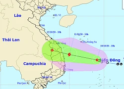 Áp thấp nhiệt đới khả năng thành bão, hướng vào Quảng Nam đến Phú Yên