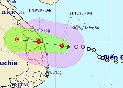 Bão số 6 hình thành, hướng vào Quảng Nam - Bình Định