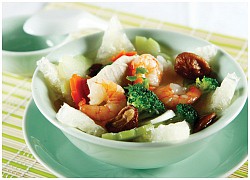 Canh bóng nấu thập cẩm