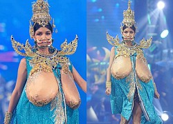 Loạt trang phục dân tộc gây tranh cãi: Sốc nhất là bầu ngực giả "lộ thiên" của Miss Universe Thailand 2020