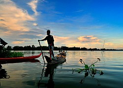 Mê mẩn ngắm 'hồ nước trời' tuyệt đẹp ở miền Tây Nam Bộ