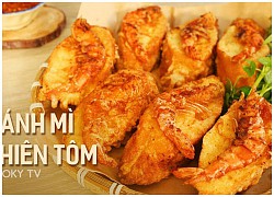 Bữa sáng đủ chất với bánh mì chiên tôm cực dễ làm