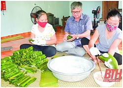 Dẻo thơm bánh lá răng bừa