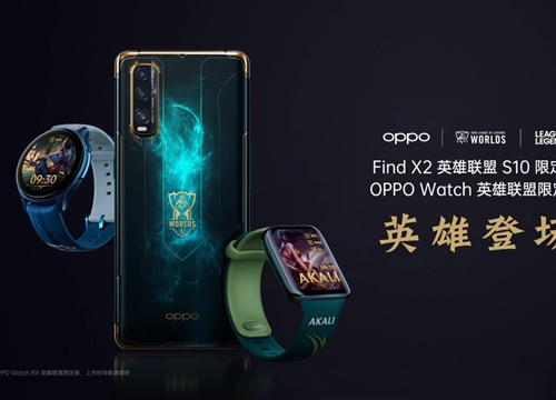 Find X2 và OPPO Watch bản Liên Minh Huyền Thoại ra mắt: SofM làm đại sứ thương hiệu