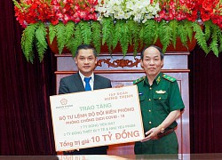 Hưng Thịnh trao 10 tỷ đồng hỗ trợ Bộ đội Biên phòng phòng, chống dịch