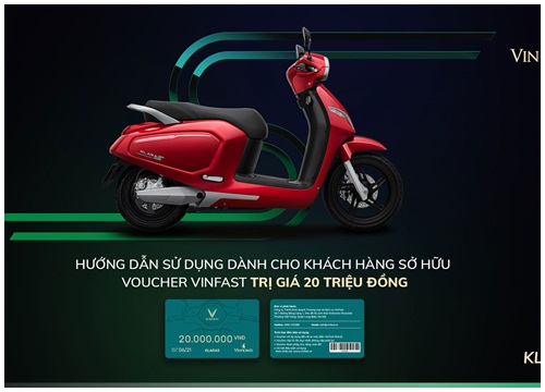 Hướng dẫn sử dụng voucher trị giá 20 triệu đồng khi mua xe VinFast Klara S