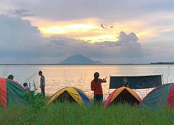 Mem Việt Nam Ơi gợi ý điểm camping gần Sài Gòn: Hồ Dầu Tiếng bình yên