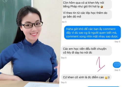 Âu Hà My bị tố 'mua suất' để vào học lớp chuyên, không nói được tiếng Pháp nên đi dạy sinh viên chỉ cần 'khen cô xinh là được điểm cao'