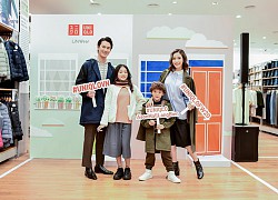 Á hậu Thụy Vân và gia đình diễn viên Mạnh Trường dự khai trương store thứ 3 của UNIQLO tại Hà Nội